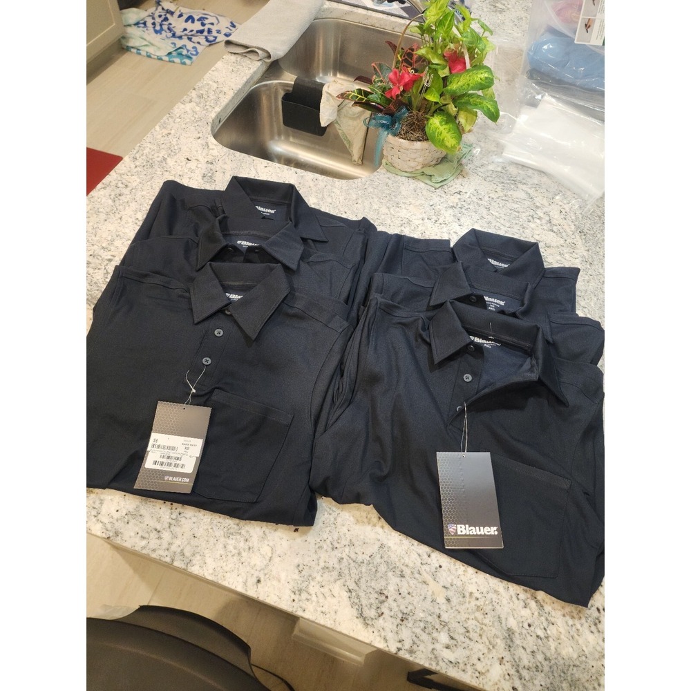 Blauer security Polo Shirt XS Lot Of 6 Shirts Bin 39 - Picture 13 of 13
